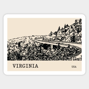 Virginia USA Sticker